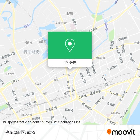 停车场B区地图