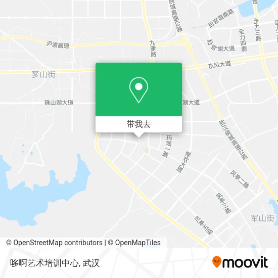 哆啊艺术培训中心地图