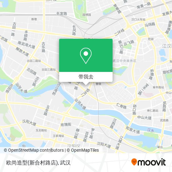 欧尚造型(新合村路店)地图