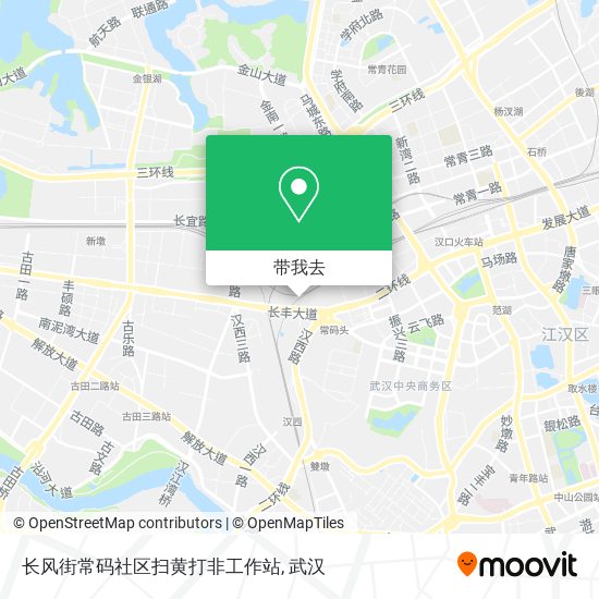 长风街常码社区扫黄打非工作站地图