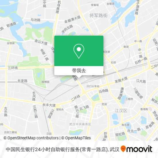 中国民生银行24小时自助银行服务(常青一路店)地图