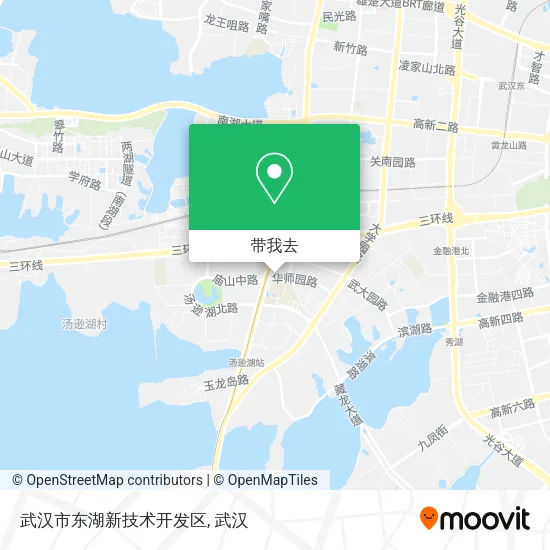 武汉市东湖新技术开发区地图