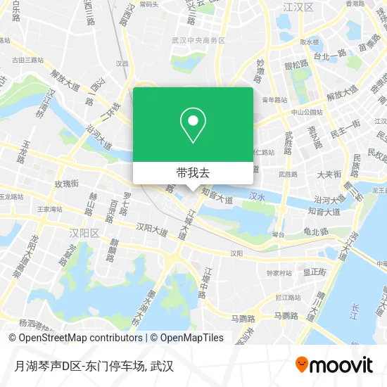 月湖琴声D区-东门停车场地图