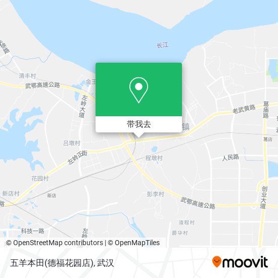 五羊本田(德福花园店)地图