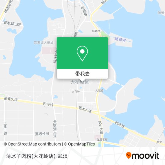 薄冰羊肉粉(大花岭店)地图