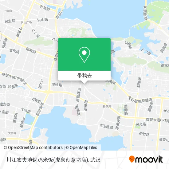 川江农夫地锅鸡米饭(虎泉创意坊店)地图