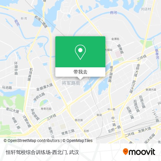 恒轩驾校综合训练场-西北门地图
