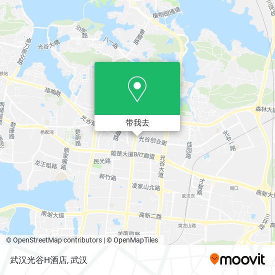 武汉光谷H酒店地图