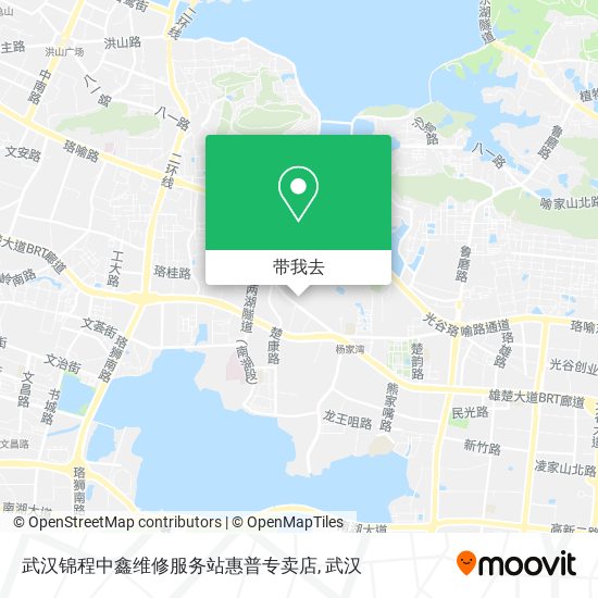 武汉锦程中鑫维修服务站惠普专卖店地图