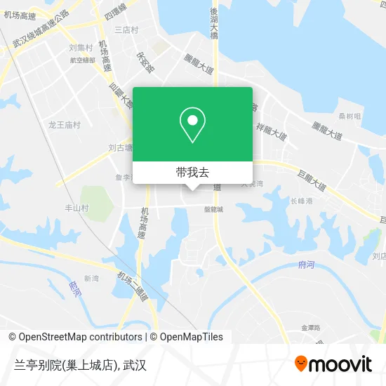 兰亭别院(巢上城店)地图