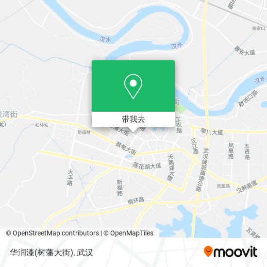 华润漆(树藩大街)地图