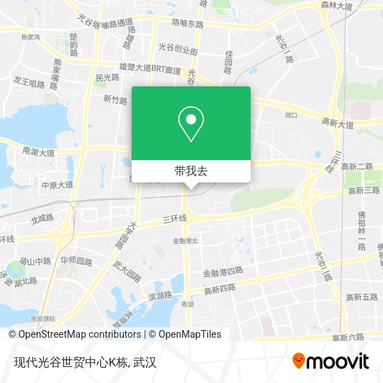 现代光谷世贸中心K栋地图