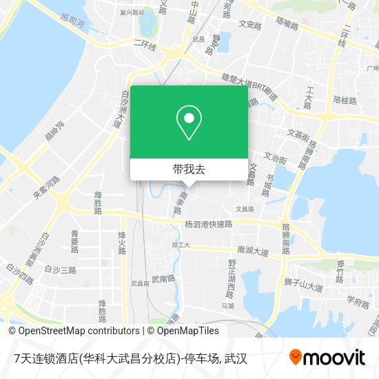 7天连锁酒店(华科大武昌分校店)-停车场地图