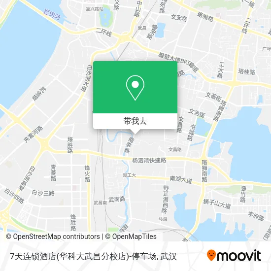 7天连锁酒店(华科大武昌分校店)-停车场地图