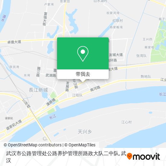 武汉市公路管理处公路养护管理所路政大队二中队地图