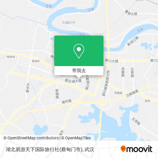 湖北易游天下国际旅行社(蔡甸门市)地图