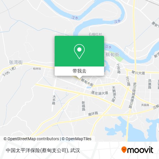 中国太平洋保险(蔡甸支公司)地图