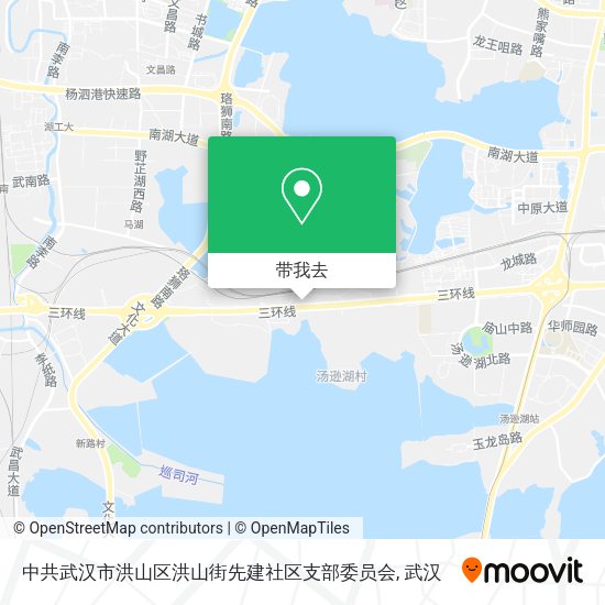中共武汉市洪山区洪山街先建社区支部委员会地图