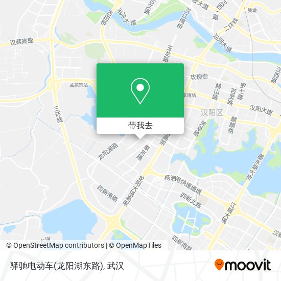 驿驰电动车(龙阳湖东路)地图