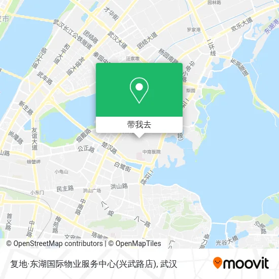 复地·东湖国际物业服务中心(兴武路店)地图