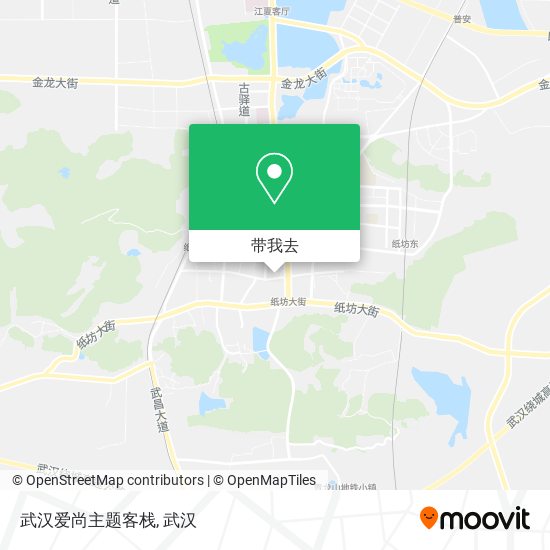 武汉爱尚主题客栈地图