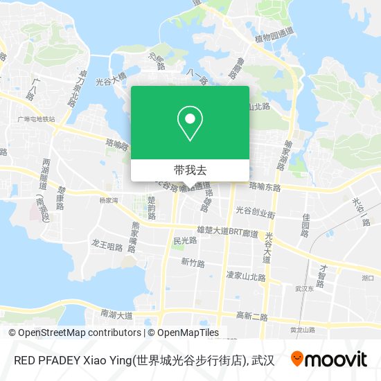 RED PFADEY Xiao Ying(世界城光谷步行街店)地图