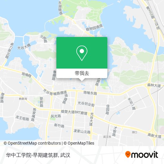 华中工学院-早期建筑群地图