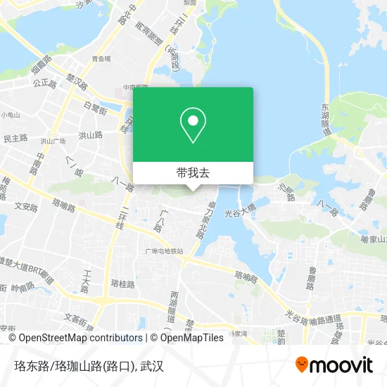 珞东路/珞珈山路(路口)地图