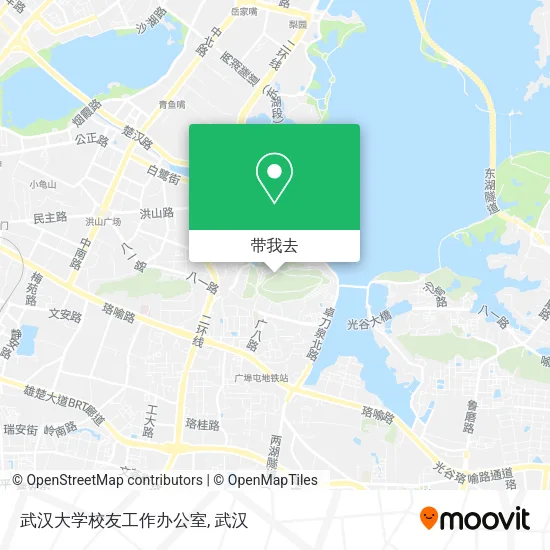武汉大学校友工作办公室地图