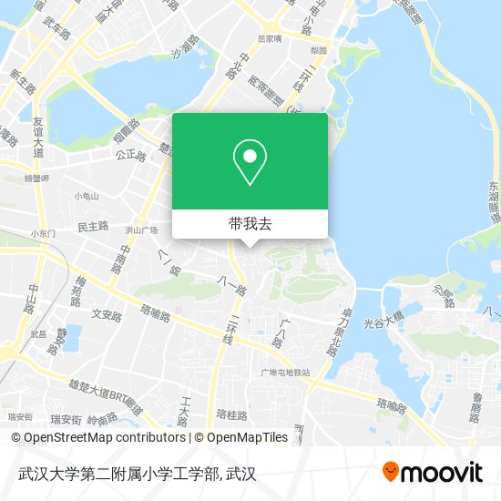 武汉大学第二附属小学工学部地图