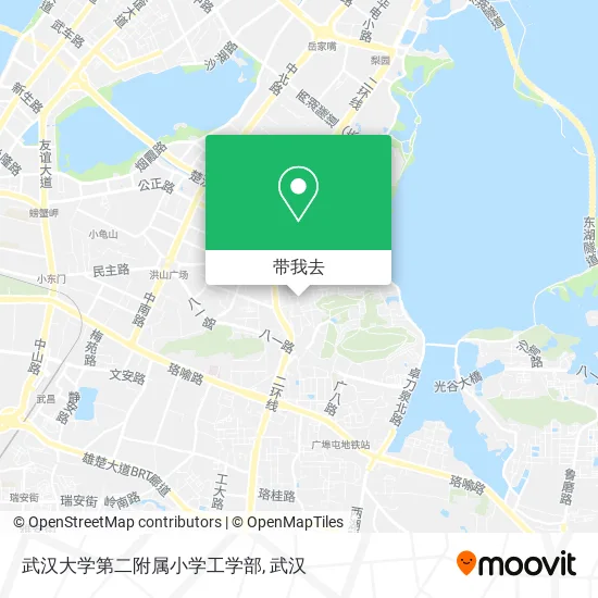 武汉大学第二附属小学工学部地图