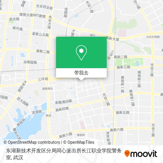 东湖新技术开发区分局同心派出所长江职业学院警务室地图