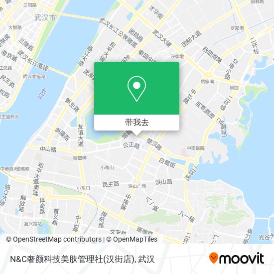 N&C奢颜科技美肤管理社(汉街店)地图