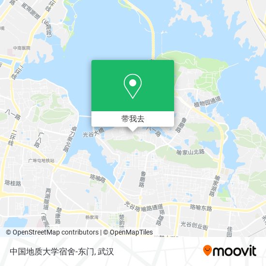 中国地质大学宿舍-东门地图