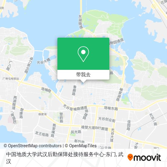 中国地质大学武汉后勤保障处接待服务中心-东门地图