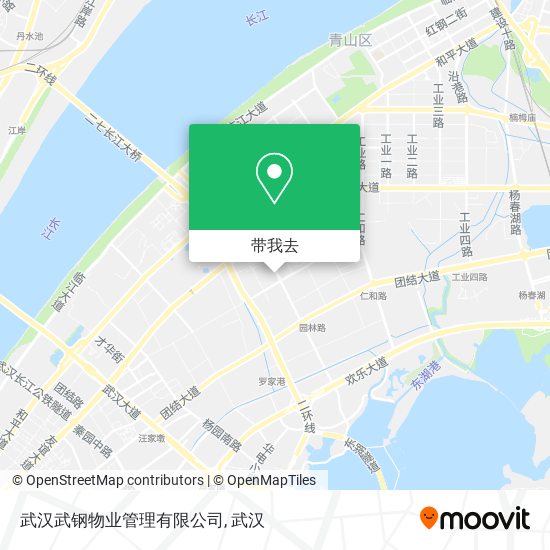 武汉武钢物业管理有限公司地图