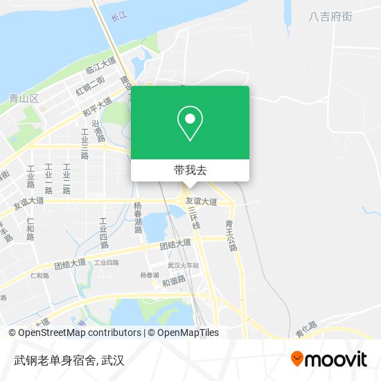 武钢老单身宿舍地图