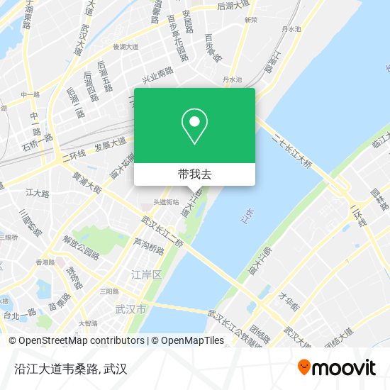 沿江大道韦桑路地图