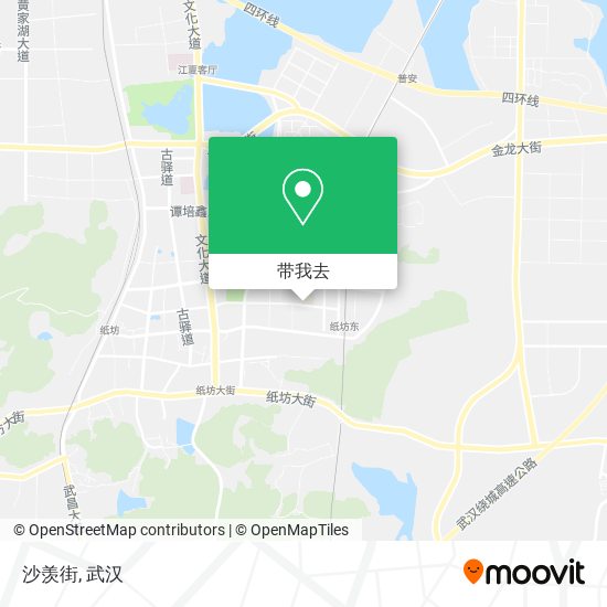 沙羡街地图