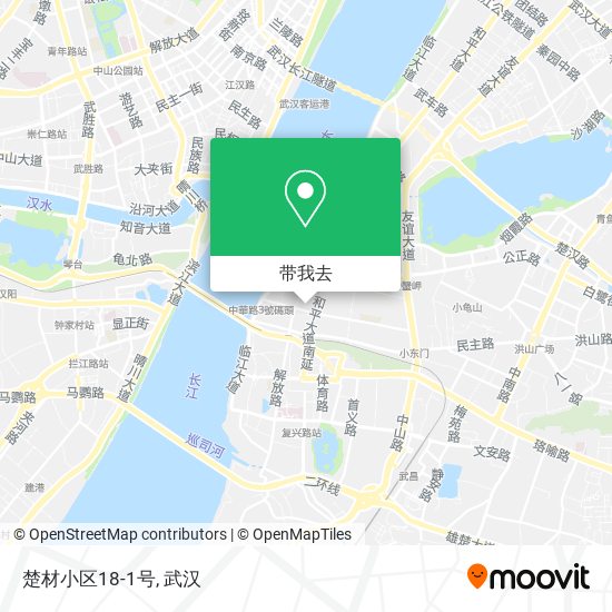 楚材小区18-1号地图