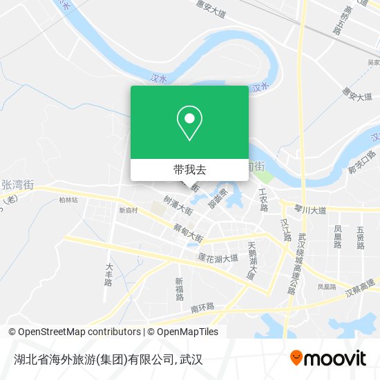 湖北省海外旅游(集团)有限公司地图