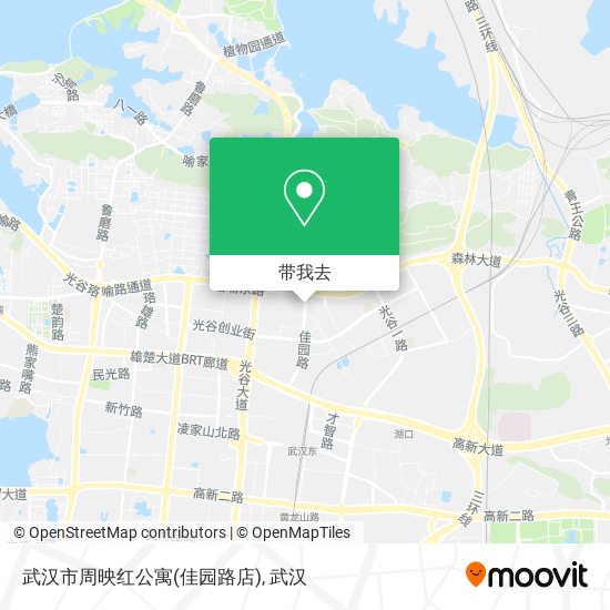 武汉市周映红公寓(佳园路店)地图