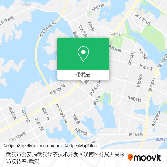 武汉市公安局武汉经济技术开发区汉南区分局人民来访接待室地图