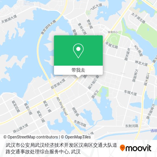 武汉市公安局武汉经济技术开发区汉南区交通大队道路交通事故处理综合服务中心地图