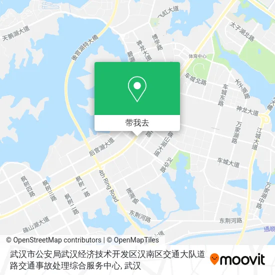 武汉市公安局武汉经济技术开发区汉南区交通大队道路交通事故处理综合服务中心地图