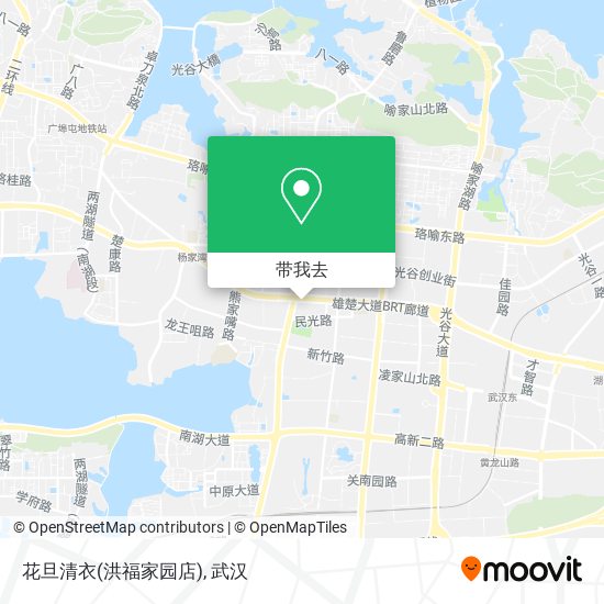 花旦清衣(洪福家园店)地图