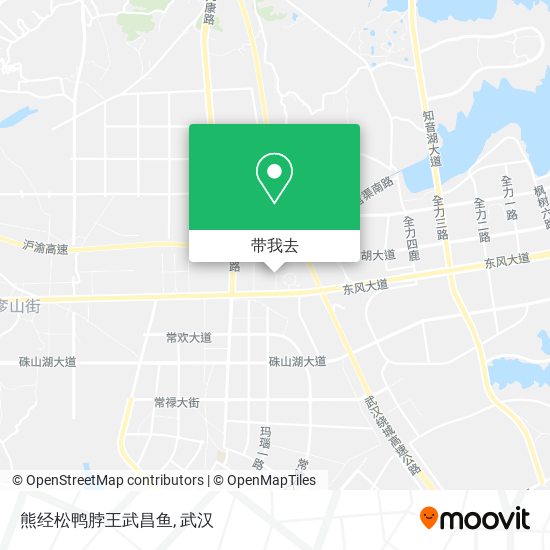 熊经松鸭脖王武昌鱼地图