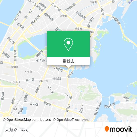 天鹅路地图