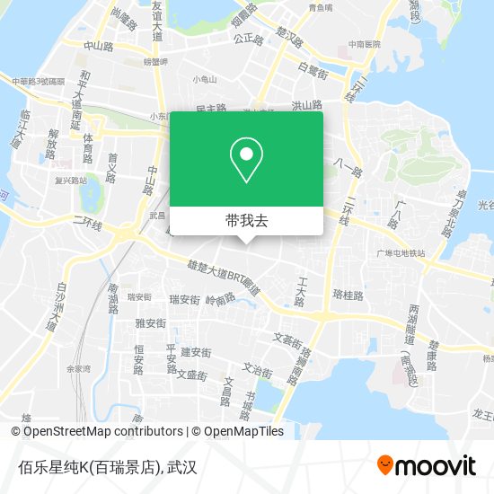 佰乐星纯K(百瑞景店)地图