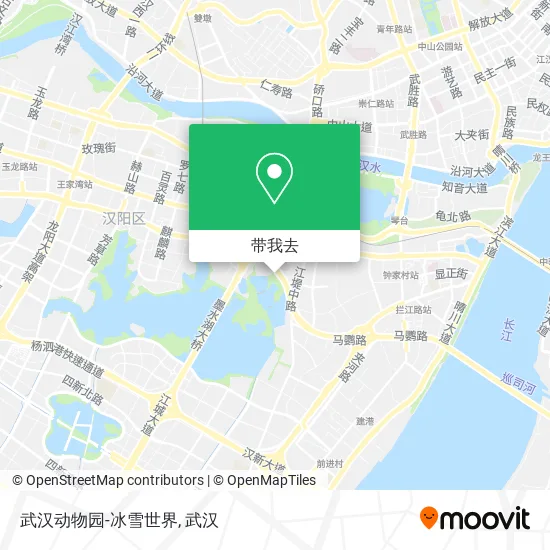武汉动物园-冰雪世界地图